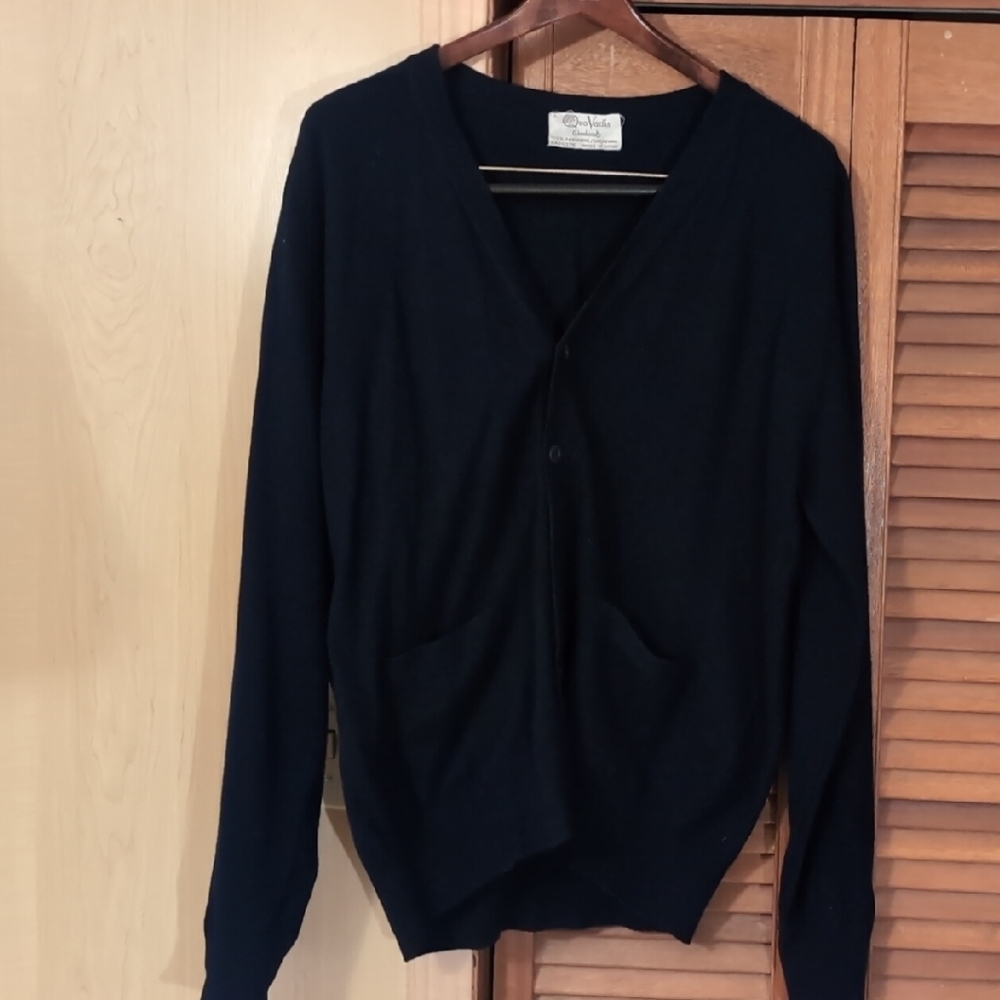 Black Cardigan Sweater
